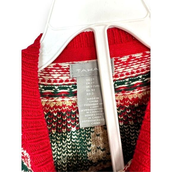 Tahari Holiday Sweater and Skirt Outfit Set NWT 2T - Picture 4 of 6